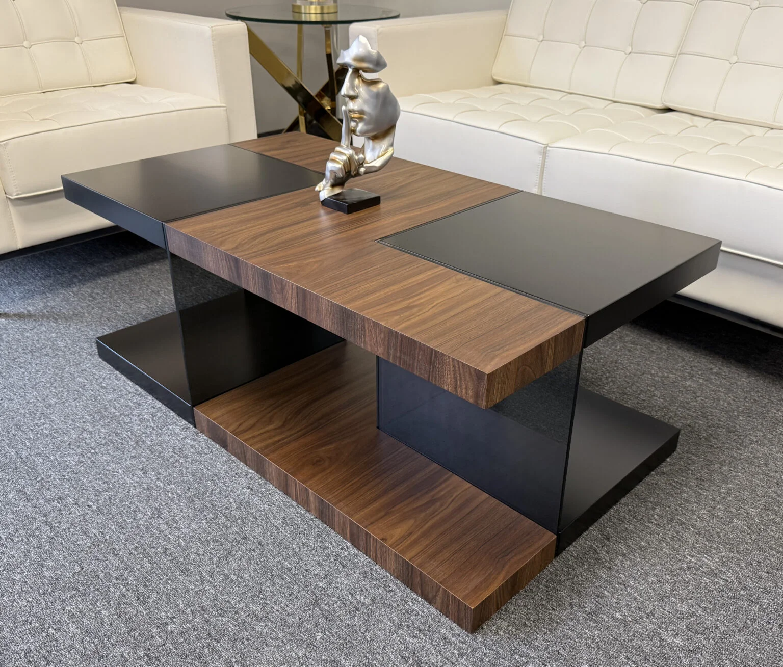 CR-saturn black-walnut wood Coffee Table